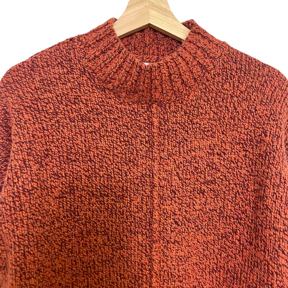 Smartwool Bell Meadow Sweater Woodsmoke-ginger Heather Marl Size Medium Orange - Picture 7 of 13